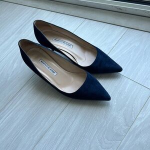 Manolo Blahnik Suede Pumps